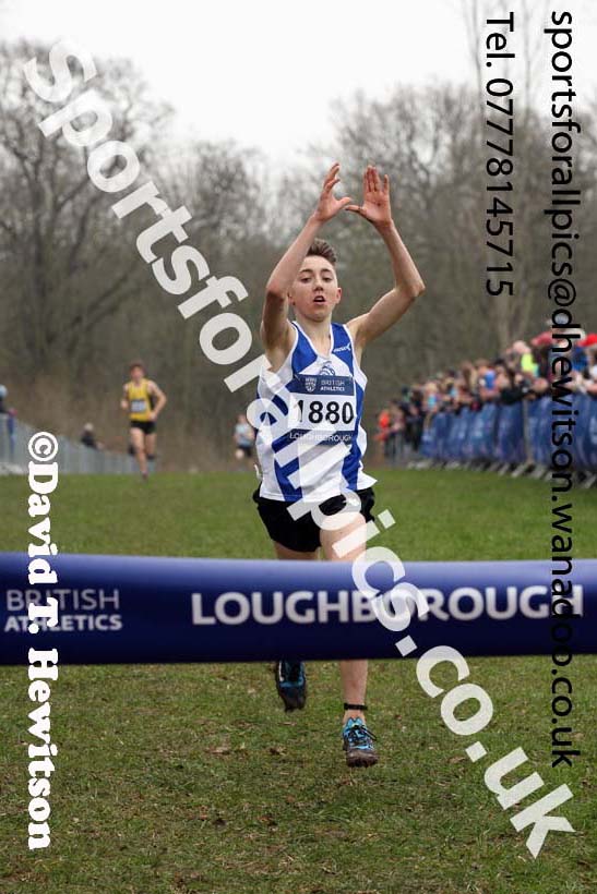 Boys under-15s Inter Counties Cross Country, Prestwold Hall, Loughborough. Photo: David T. Hewitson/Sports for All Pics